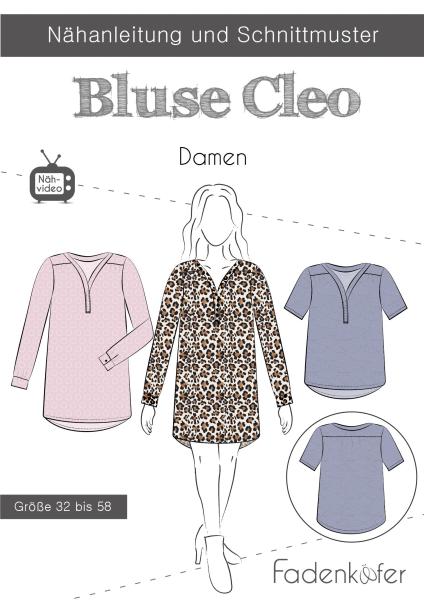 Fadenkäfer Papierschnittmuster Bluse Cleo Damen